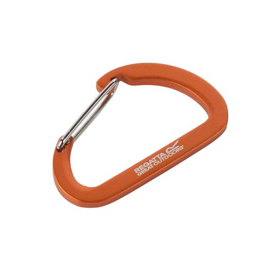 Regatta mousqueton petit 4 cm en aluminium orange/argent