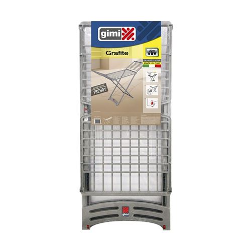 Etendoir Grafit Gimi - 20 m - Plastique - Gris