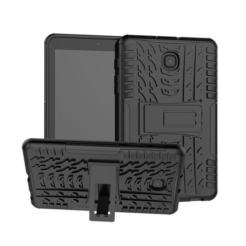 Coque en TPU combo de pneus cool noir pour votre Samsung Galaxy Tab A 8.0 (2018) T387