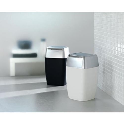 Retro poubelle salle de bain - 33x20x20cm - noir b002jimgje