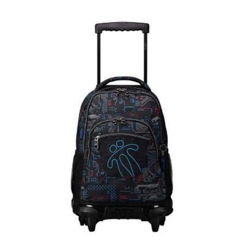 Cartable à roulettes Totto Rue Bomper Noir (52 X 37 x 25 cm)