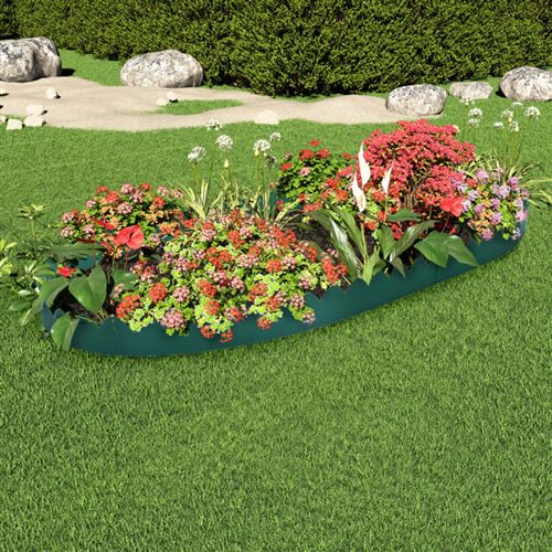 Vidaxl Vert Bordures De Jardin 10 Pcs 65X15 Cm Pp