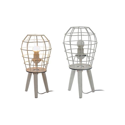 lampadaire gift decor métal (21 x 40 x 21 cm)