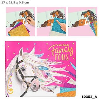 Depesche 10352 Fancy Foils, Miss Melody Livre à colorier - 1