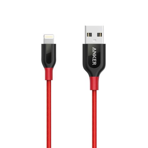 Anker [Certifié MFi] Powerline+ Câble Lightning (90 cm) en Fibres d'aramide et Nylon Double tressage pour iPhone XS/XS Max/XR/X/8