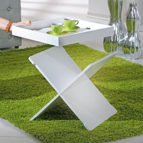 Links 99800570 egon table d'appoint blanc 40 x 40 x 41 cm