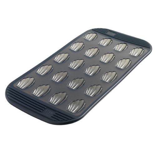 Moule pour 20 mini-madeleines en silicone - Mastrad - Gris - Silicone