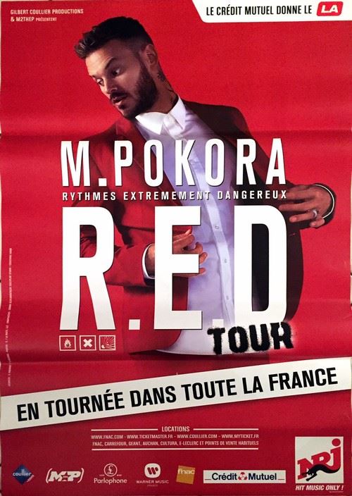 M POKORA - 80x120 cm - AFFICHE / POSTER
