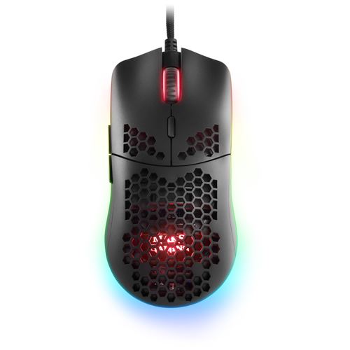 Souris Gaming avec LED Mars Gaming MMAX Ultraléger 12400 dpi Noir