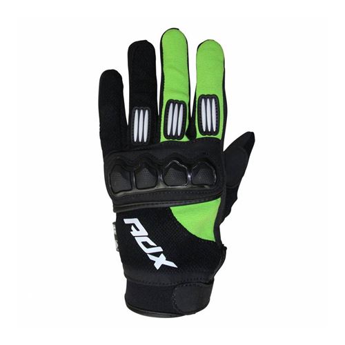 Gants cross adx town noir-vert fluo t10 (l) (homologue en 13594:2015)