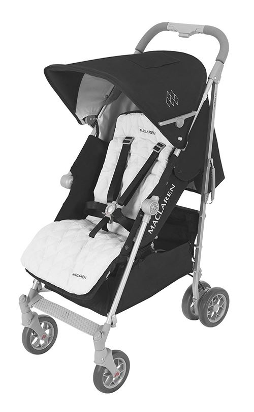 MACLAREN TECHNO XLR Poussette Pliable/Multifonctionnelle Noir/Argent