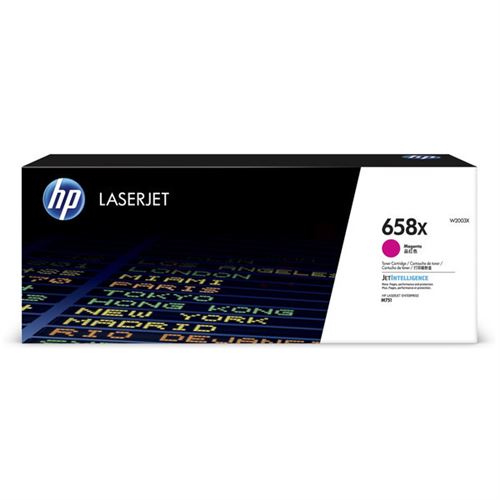 hp inc. hp 658x magenta laserjet toner cartridge noir