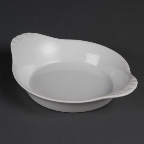 Plats ronds à oreilles blancs olympia 40(h)x192(l)x151(p)mm