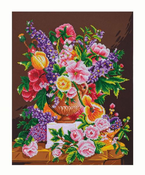 Needleart World Bouquet Ancient Kit Loisirs Créatifs, Résine, Multicolore, 53 x 67 cm