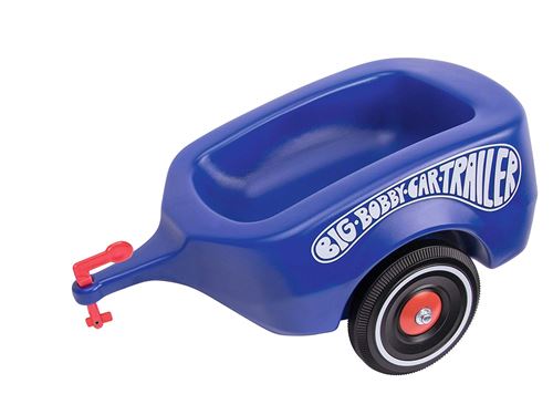 Big - Spielwarenfabrik Big 800056277 – Bobby Trailer Enfant de Voiture de Véhicule, Bleu Roi