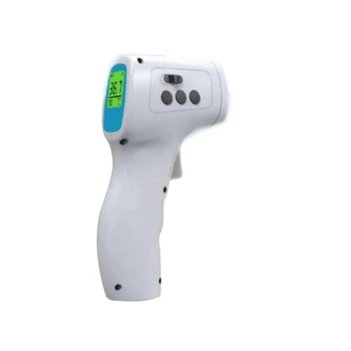 Thermomètre corps sans contact et mesure numérique blanc