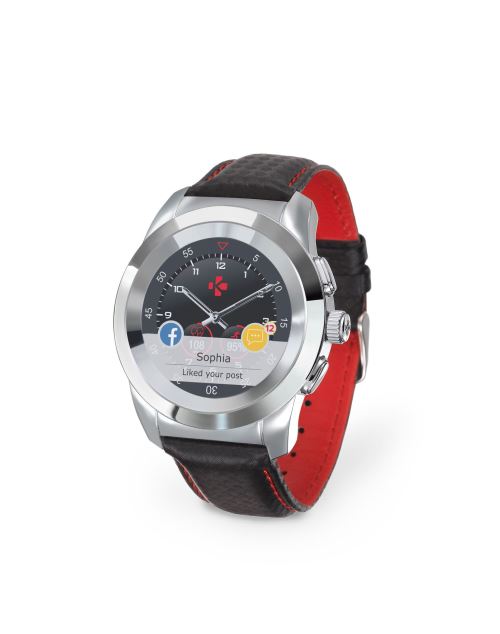 Montre hybride connectée suisse Mykronoz Zetime Premium Petite Argent
