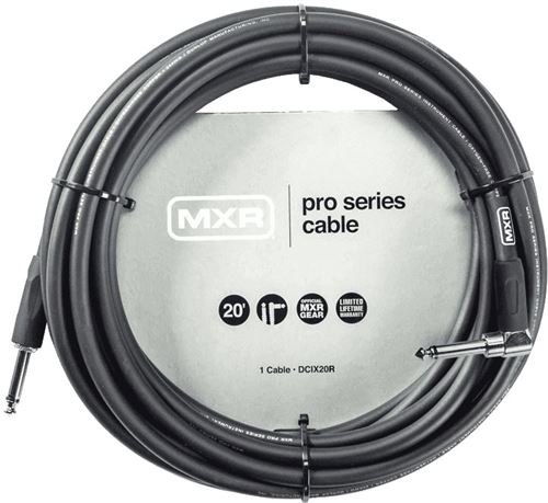 MXR DCIX20R - Câble jack-jack coudé 6m série pro