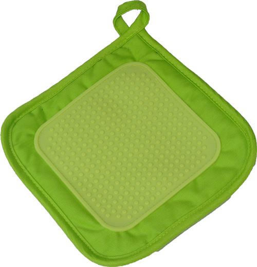 Manique 19 x 19 cm polycoton+silicone cuistot Anis