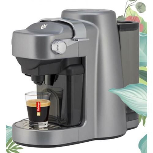Malongo NéOh - Expresso - Auto 16 bars - Gris Métal - Garantie 2 ans