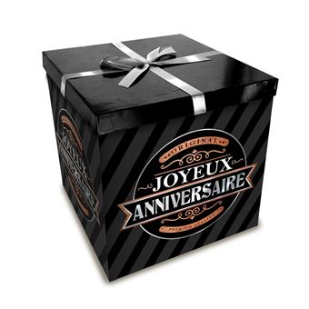 Boite Cadeau Joyeux Anniversaire xcm Noir Pochette Papier Et Sac Cadeaux Achat Prix Fnac Boite Cadeau Joyeux Anniversaire xcm Noir Pochette Papier Et Sac Cadeaux Achat Prix Fnac