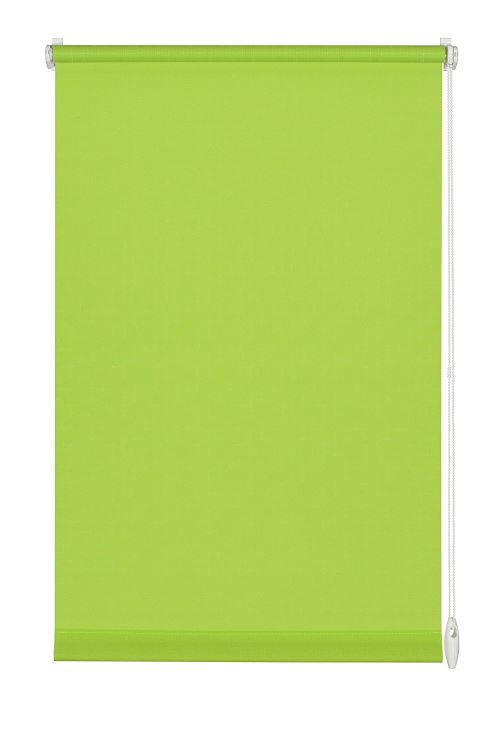 GARDINIA Store Enrouleur à Coller ou Clipser, Store pour Lumière du Jour, Opaque, Kit de Montage Inclus, Store Uni EASYFIX, Vert Pomme, 100 x 150 cm (LxH)