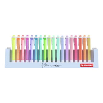 Pack chevalet Stabilo Swing Cool 18 couleurs