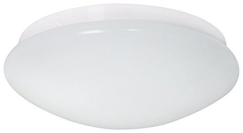 Naeve leuchten plafonnier led zurich, métal blanc 12 w, 30 x 30 x 11 cm, 1208661