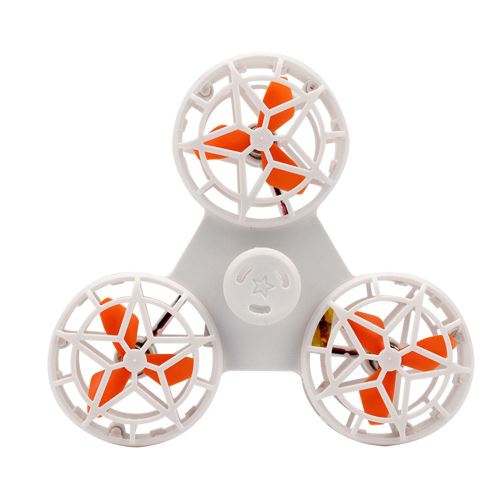 Petit Jouet Volant Drone Fidget Spinner Stress Relief Cadeau Volant Gyroscop Jouet white RA467
