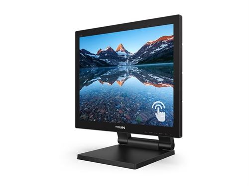 Philips B Line 172B9T - LED-monitor - 17 - aanraakscherm - 1280 x 1024 - TN - 250 cd/m² - 1000:1 - 1 ms - HDMI, DVI, DisplayPort, VGA - luidsprekers - zwarte textuur