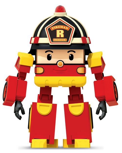 Silverlit Robocar Robot de transformation Poli - Roy 8 cm rouge
