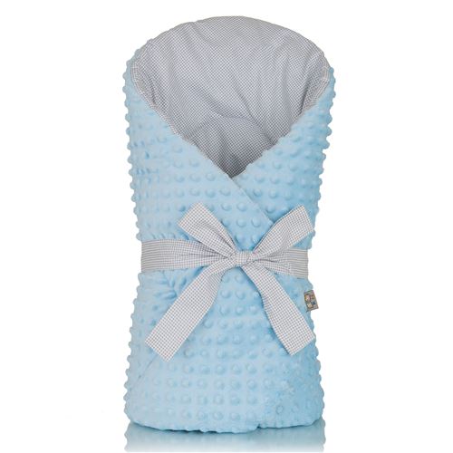 Sevira kids Gigoteuse d'emmaillotage, MINKY Bleu dès la naissance - 3/4 mois