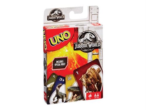 Mattel Games Jurassic World - UNO - jeu de cartes