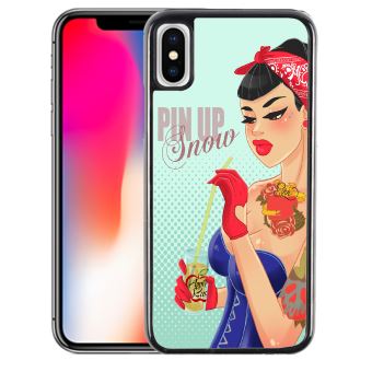coque iphone xs max blanche neige