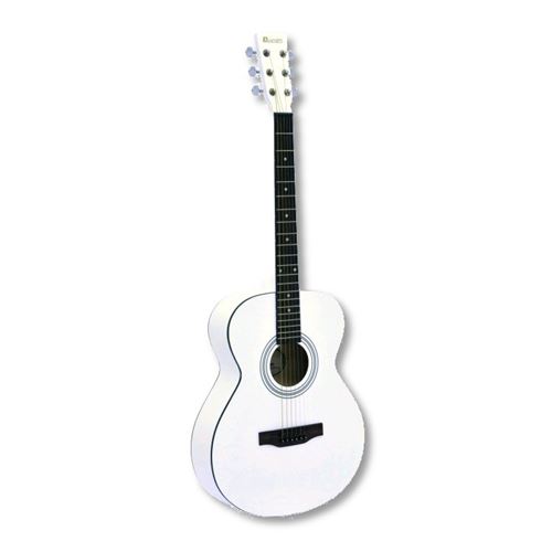 Dimavery AW-303 guitare folk blanc