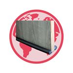 MAGZO Boudin De Porte Isolant Froid 93 Cm, Bas De Porte Isolant