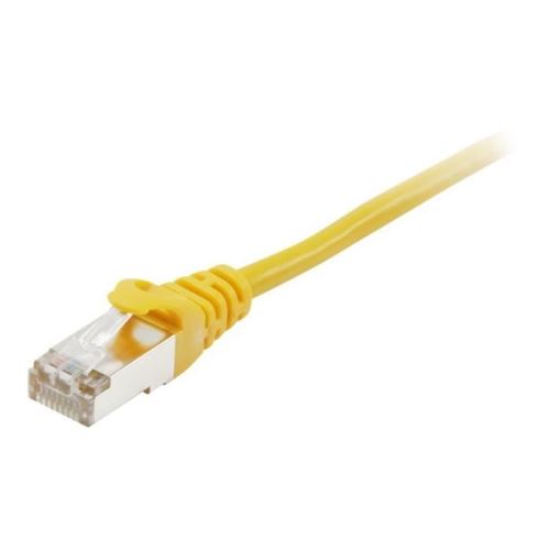 equip Cordon de raccordement RJ-45 (M) pour RJ-45 (M) 30 m SFTP, PiMF CAT 6a moulé, bloqué jaune