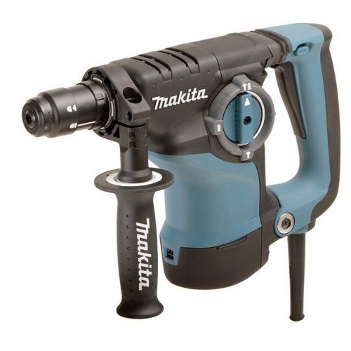 Makita HR2811FT - Marteau-Plus léger Sds 800W vertical 3 positions 3,6 kg + Mandrin Auto( Un ciseau et un ensemble de 15 bits ne sont pas inclus avec le produit)