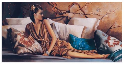 Di Scenza - Posh afternoon tea (Panneaux MDF 100x50 cm)