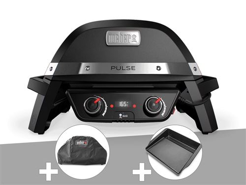 Barbecue électrique Weber Pulse 2000 + Housse + Plancha