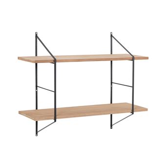 Etagère Murale Design Bois Et Metal Bridge Achat Prix Fnac