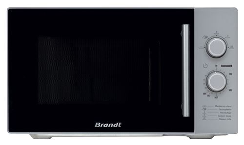 Brandt SM2602S - magnetron - vrijstaand - zilver