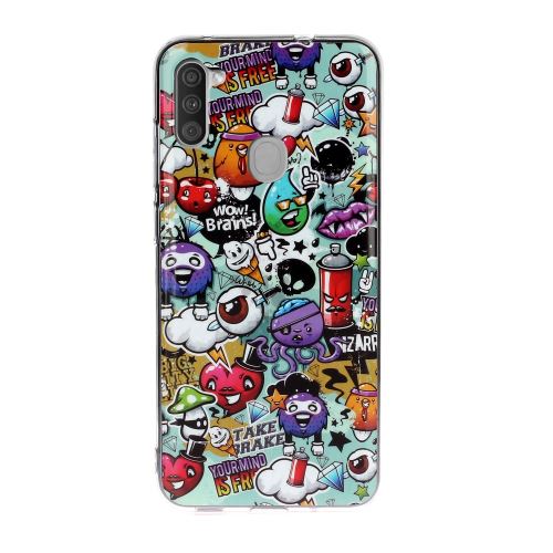Coque en TPU noctilucent imd souple modèle de dessin animé pour votre Samsung Galaxy A11