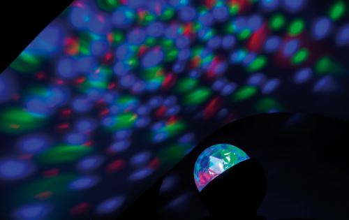 Lunartec : Boule disco rotative à 360° avec effets lumineux LED