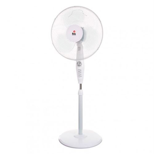 Ventilateur sur Pied Grupo FM P40 45W Blanc