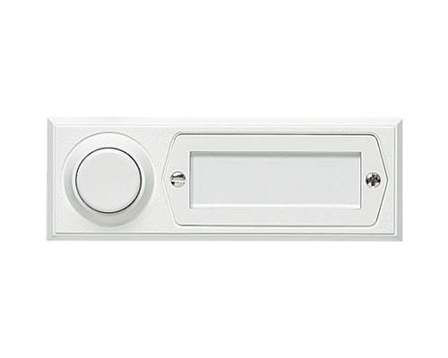 Grothe 51013 Bell Button White 12V/1.5A Surface Mount 1 Doorbell B...