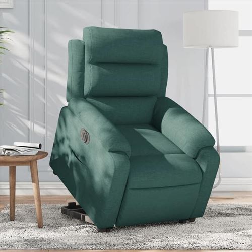 Vidaxl Vert Fauteuil Inclinable Électrique - Foncé - Image 3