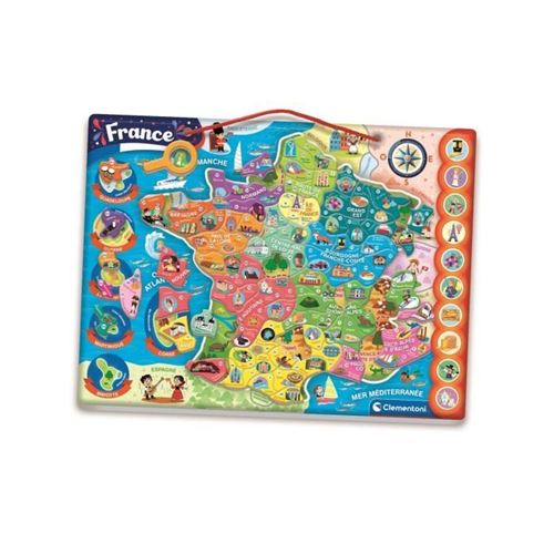 Clementoni - Puzzle Magnétique De La France