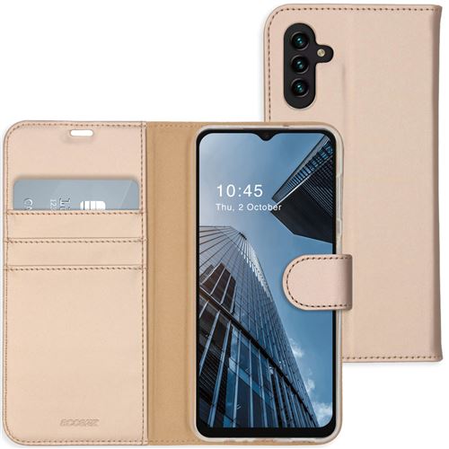 Étui de téléphone portefeuilWallet Samsung Galaxy A13 (5G) - Dorée Accezz