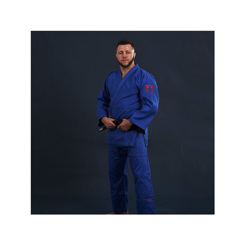 Kimono de Judo Superstar 750 Gr - Fighting Films - Approuvé IJF - Bleu - Taille 190cm